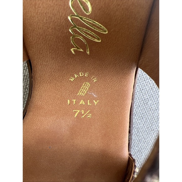 Toscanella 7.5 New Made In Italy 2 Inch Wedge Sandals Women's NWT - Picture 11 of 14